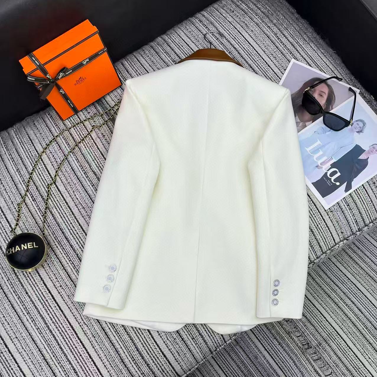 HERME5 ラペルスーツジャケット【50％割引+送料無料】