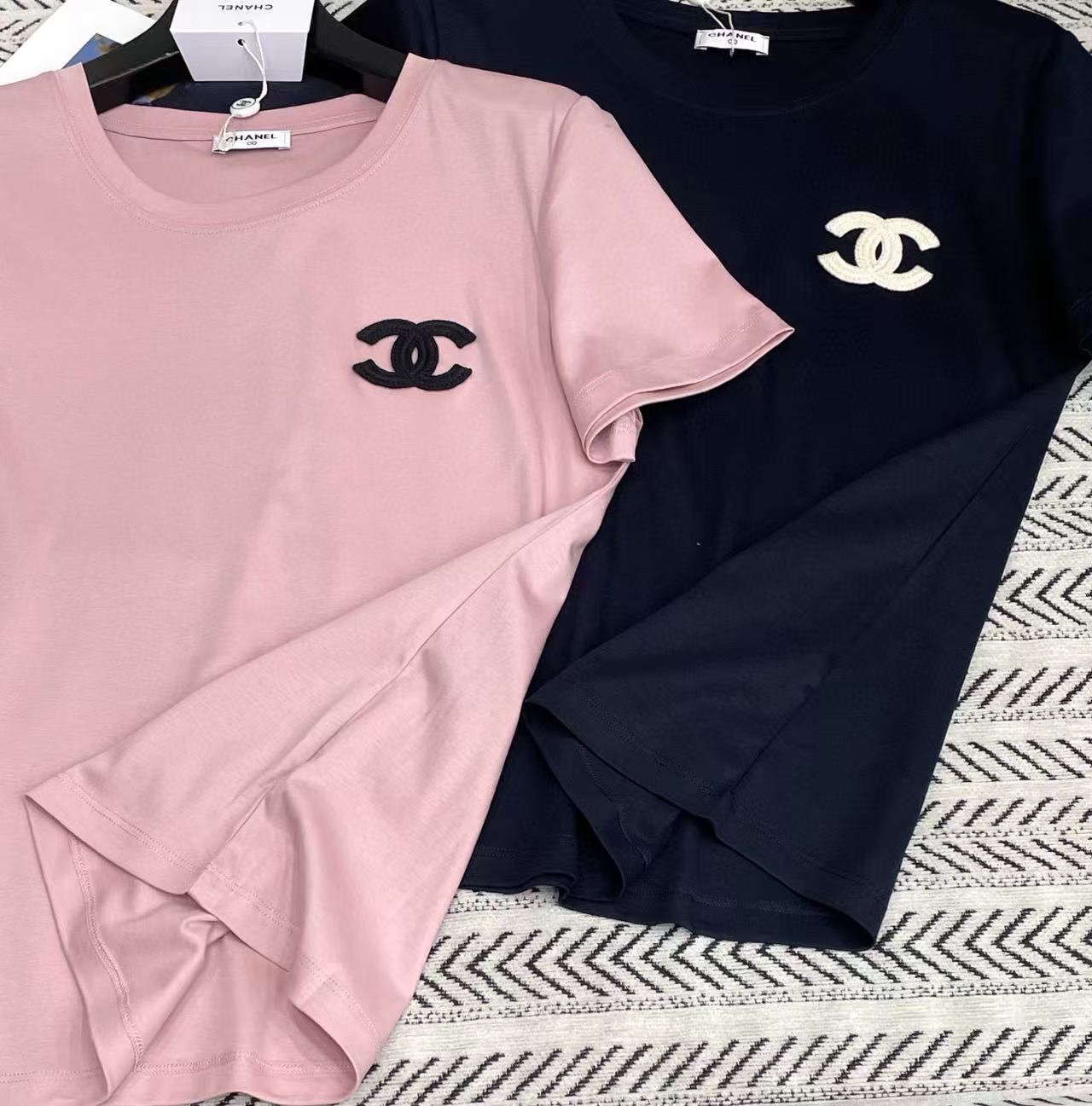 CHANE1 シンプルダブルC Tシャツ【50％割引+送料無料】
