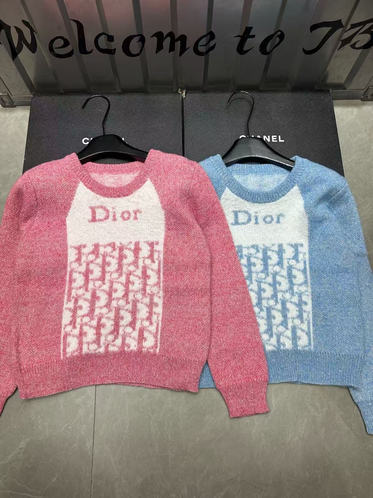 DIORレターカラーブロックセーター【50％割引+送料無料】