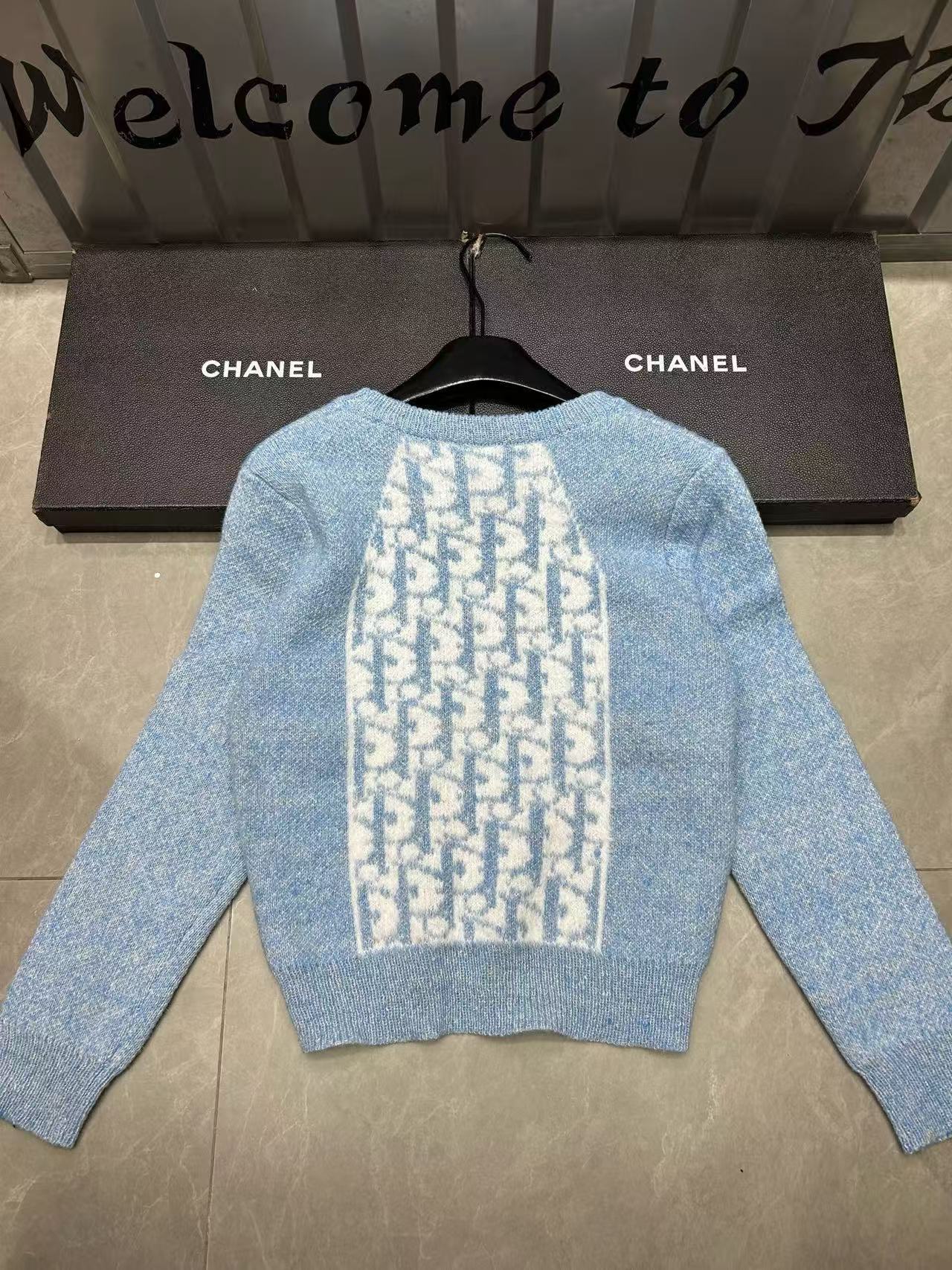 DIORレターカラーブロックセーター【50％割引+送料無料】