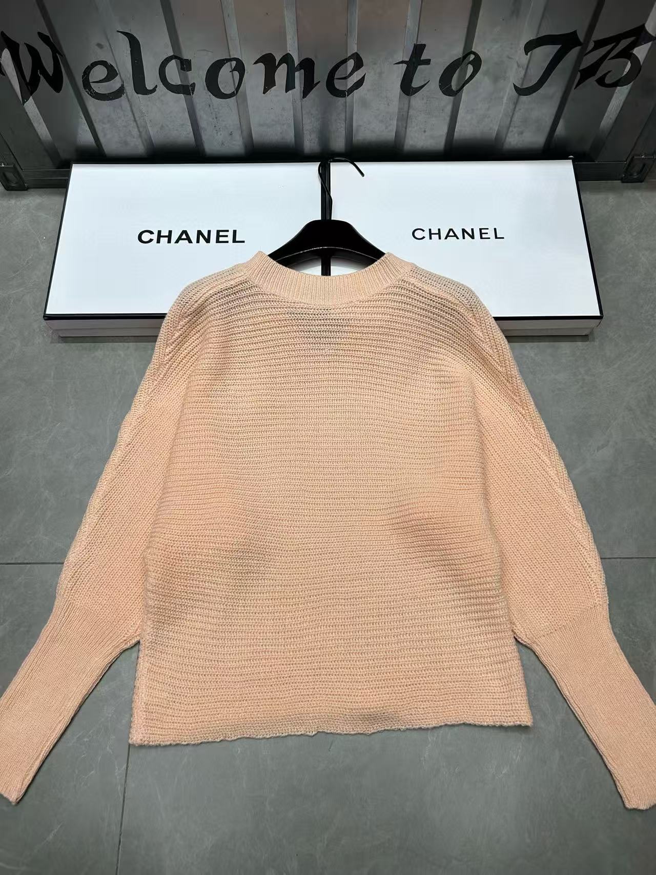 CHANE 1VネックダブルCウールセーター【50％割引+送料無料】