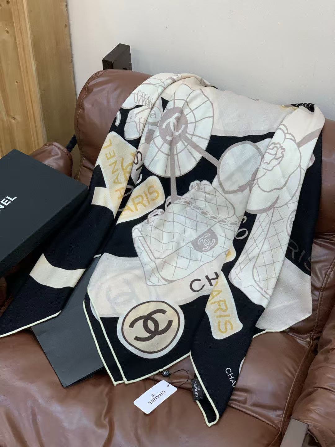 CHANE1 高品質両面カシミヤシルクショール【50％割引+送料無料】