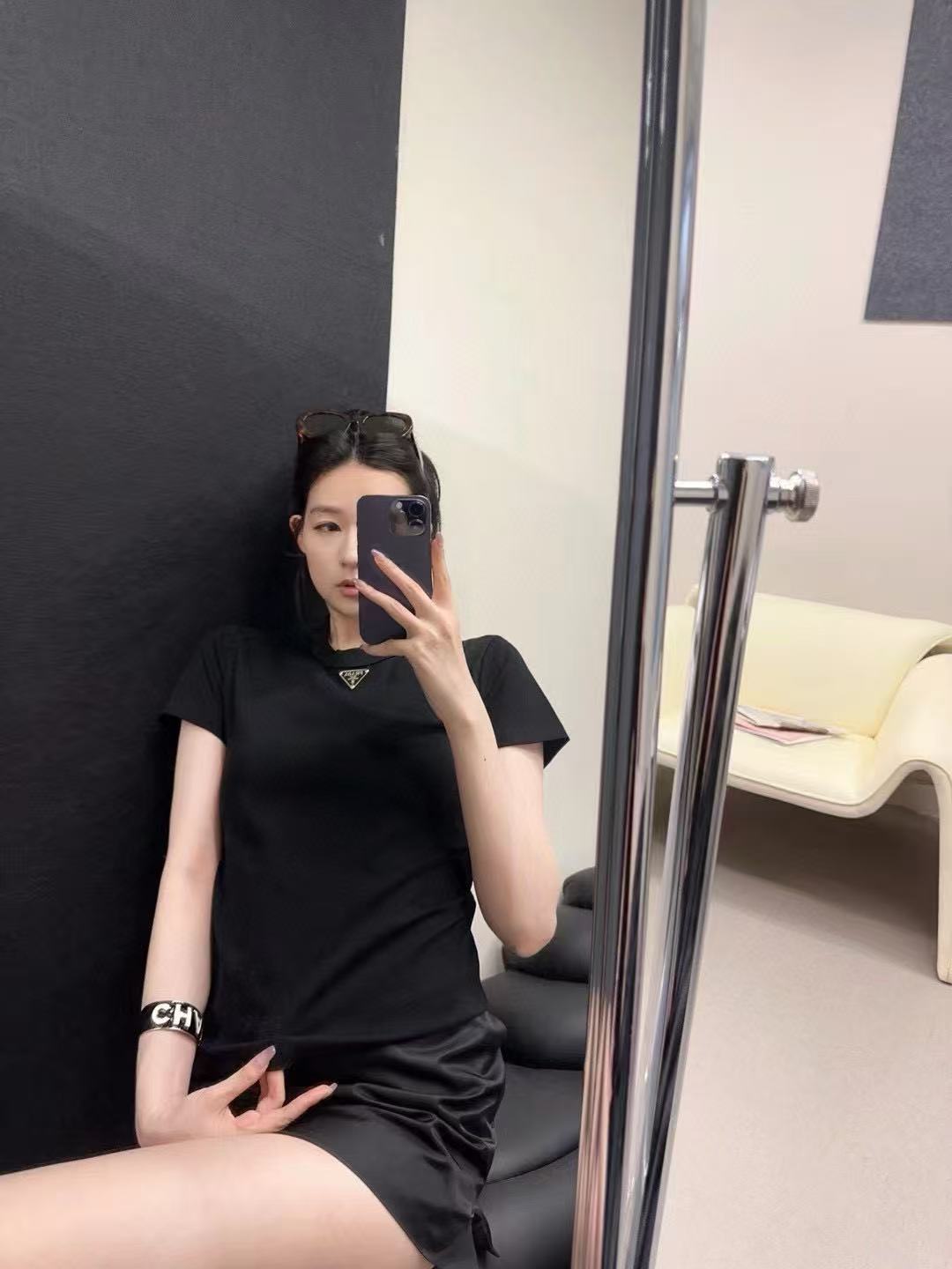 PR4DA トライアングルロゴ ミニTシャツ【50％割引+送料無料】