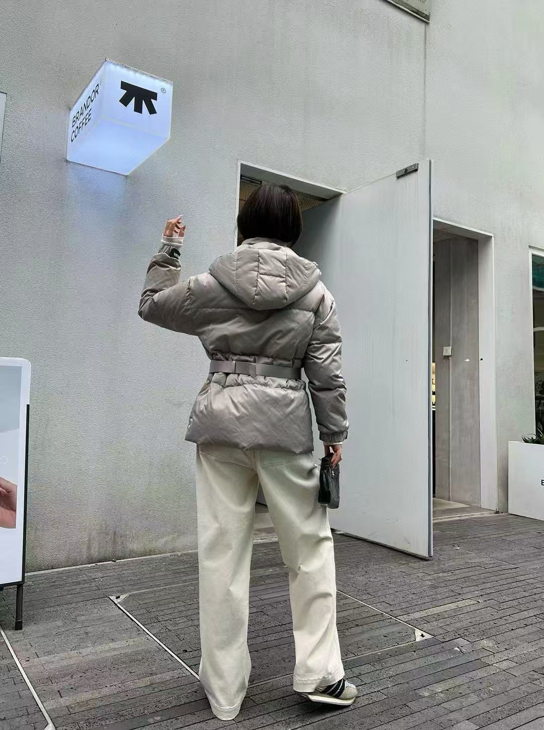 PR4DA トライアングルロゴ レースアップ ダウンジャケット【50％割引+送料無料】