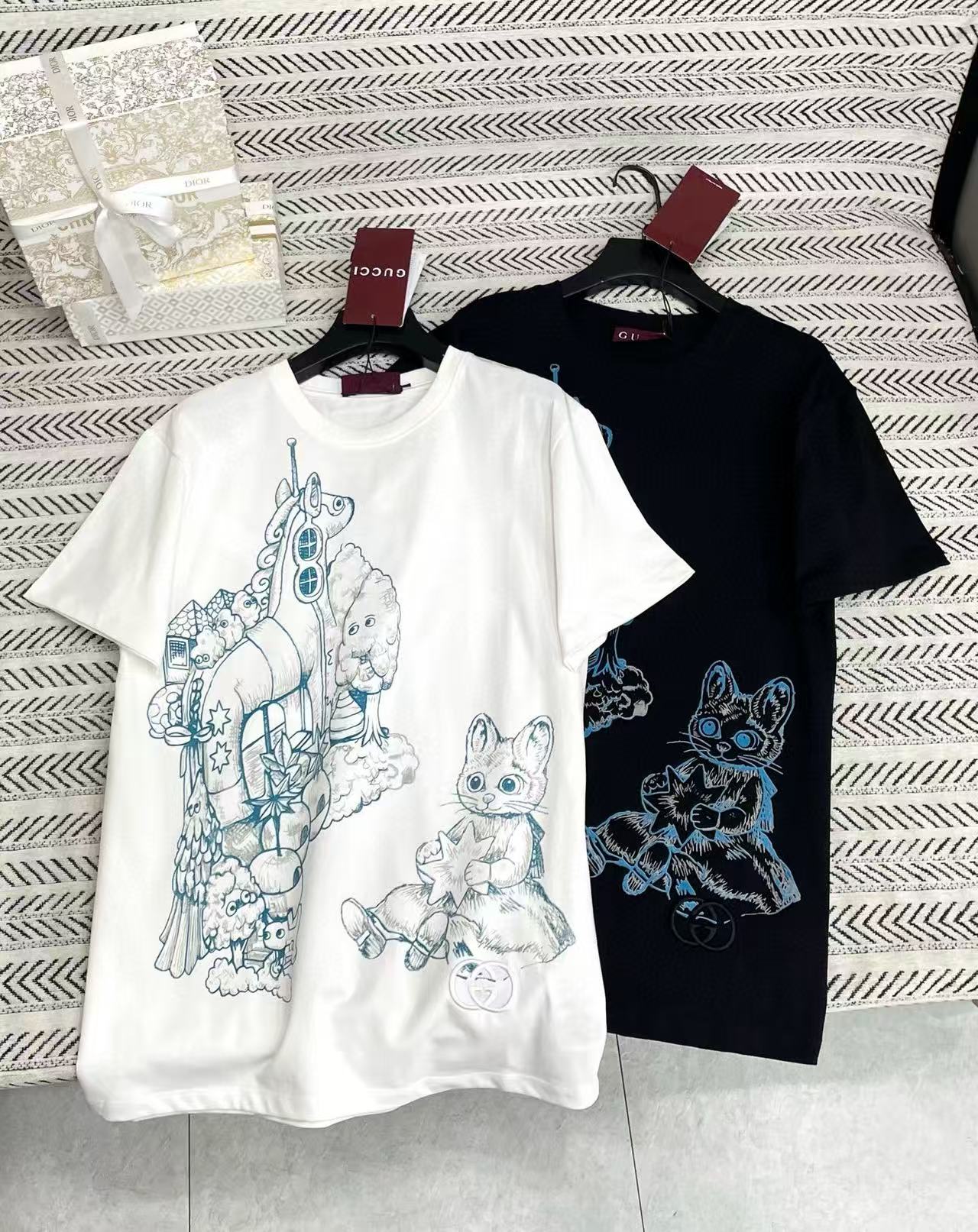 GUCC1 グラフィティ ポニー＆キャット Tシャツ【50％割引+送料無料】