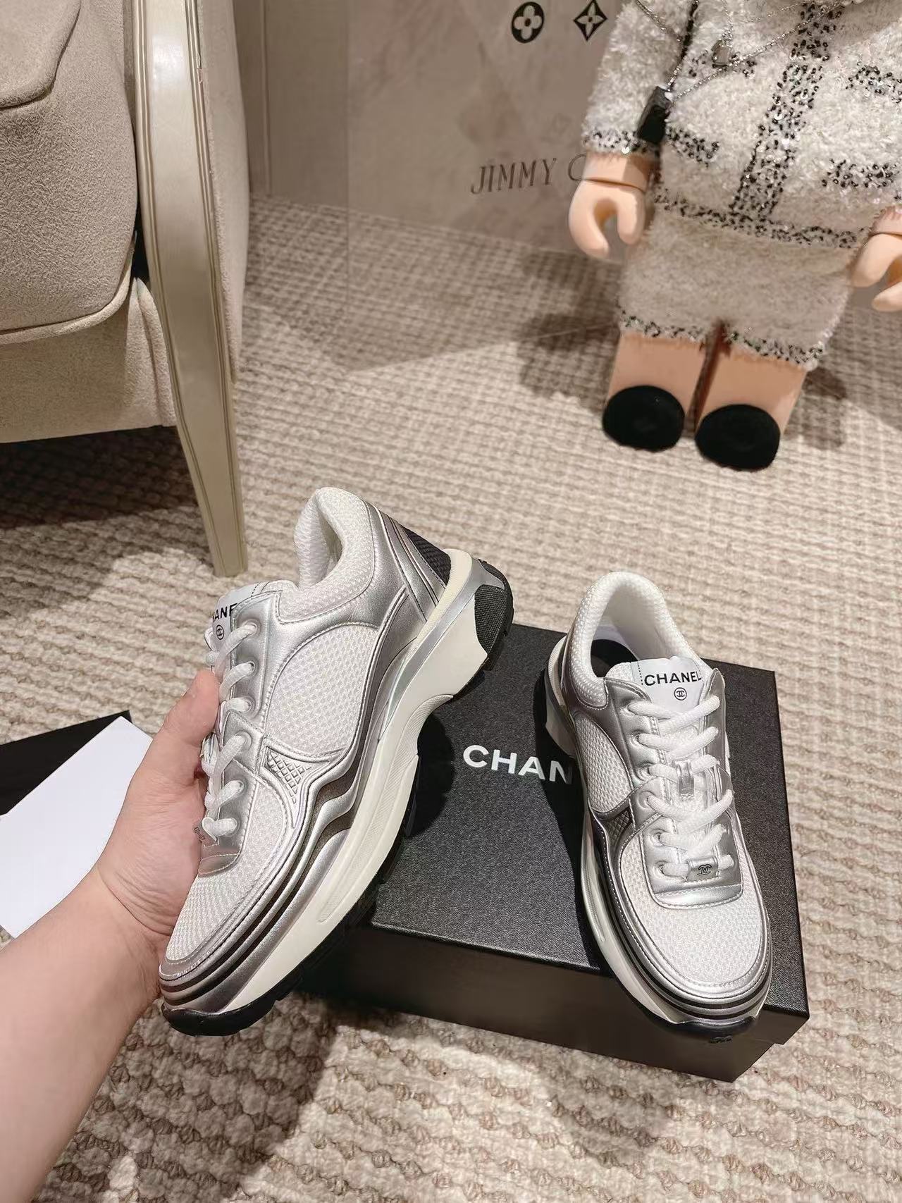 CHANE1 高品質ダブルCカジュアルシューズ【50％割引+送料無料】