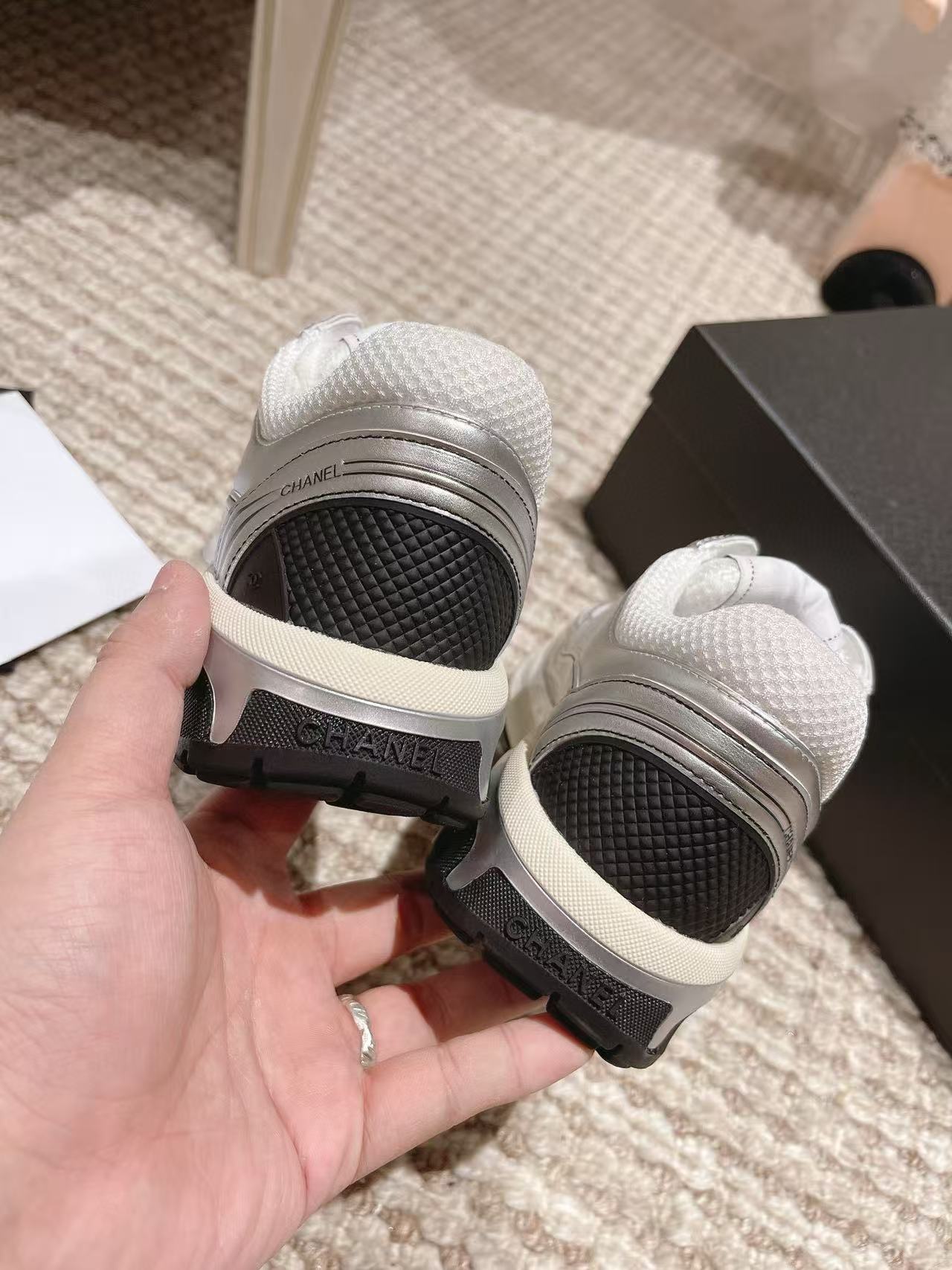 CHANE1 高品質ダブルCカジュアルシューズ【50％割引+送料無料】