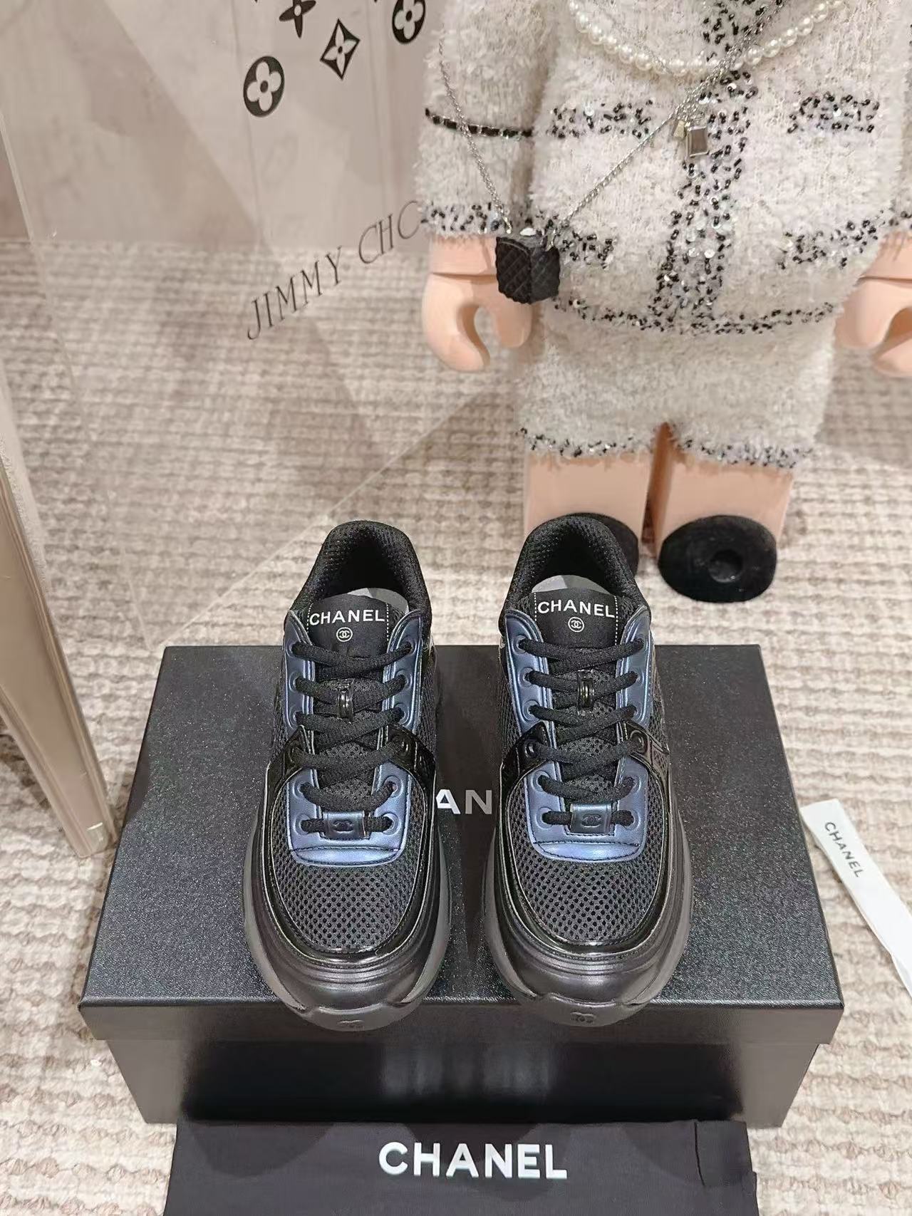 CHANE1 高品質ダブルCカジュアルシューズ【50％割引+送料無料】