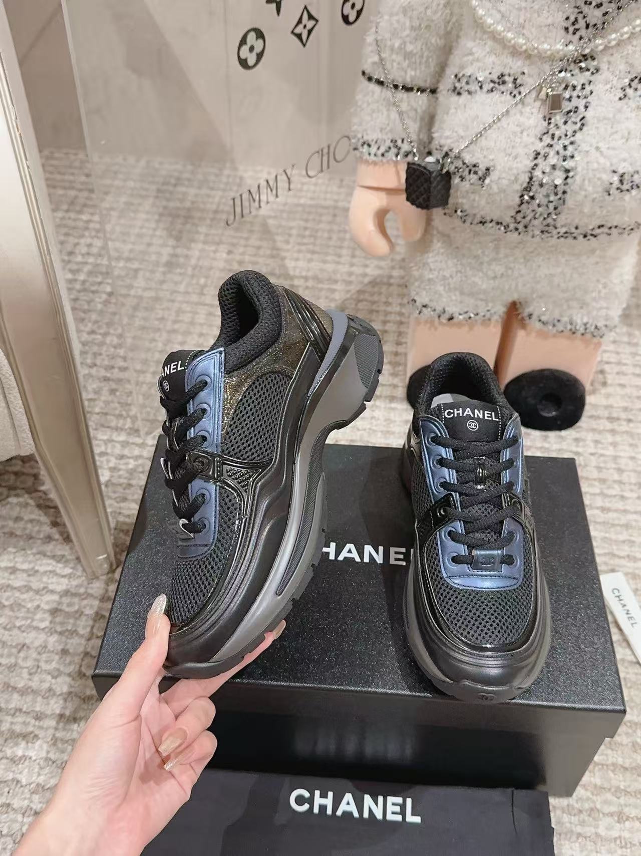 CHANE1 高品質ダブルCカジュアルシューズ【50％割引+送料無料】