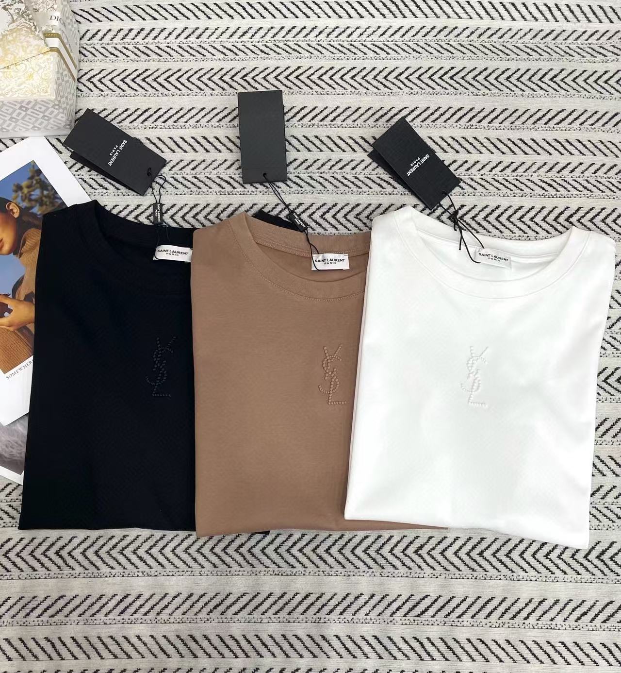 YLS シンプル刺繍ロゴTシャツ【50％割引+送料無料】