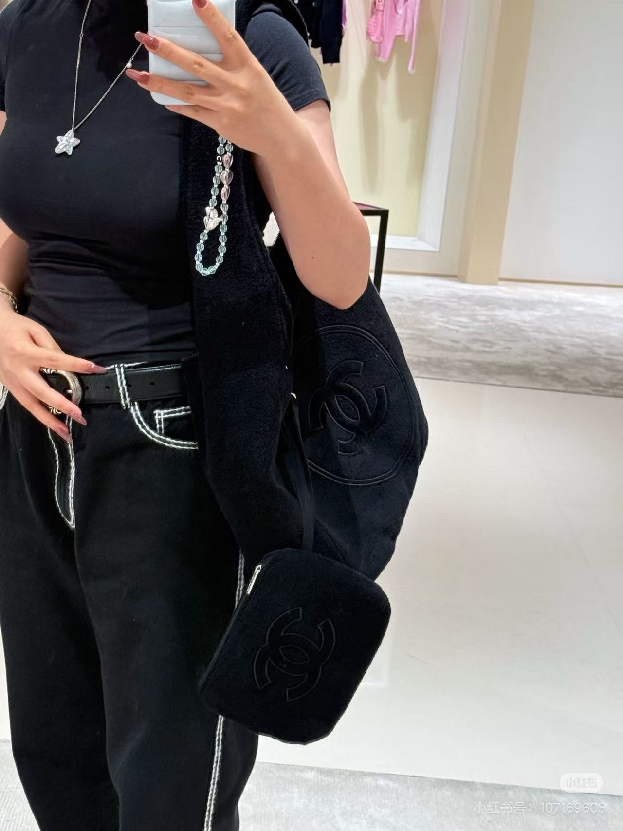 CHANE1 ダブルC ビーチ クロスボディバッグ【50％割引+送料無料】