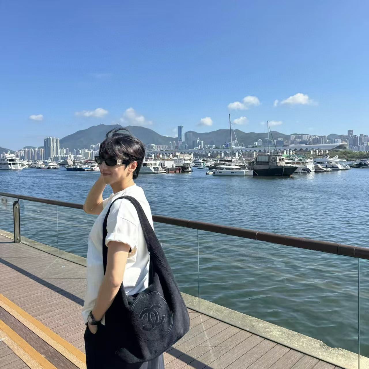 CHANE1 ダブルC ビーチ クロスボディバッグ【50％割引+送料無料】