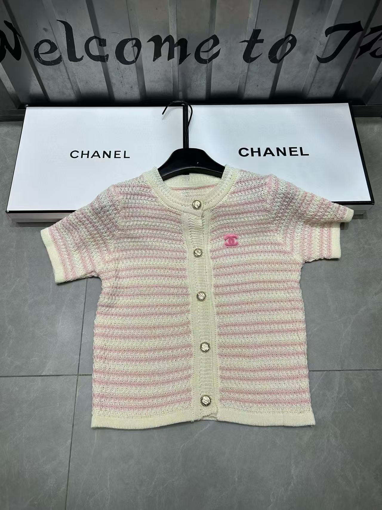 CHANE1 カラーブロックボタンウールカーディガン【50％割引+送料無料】