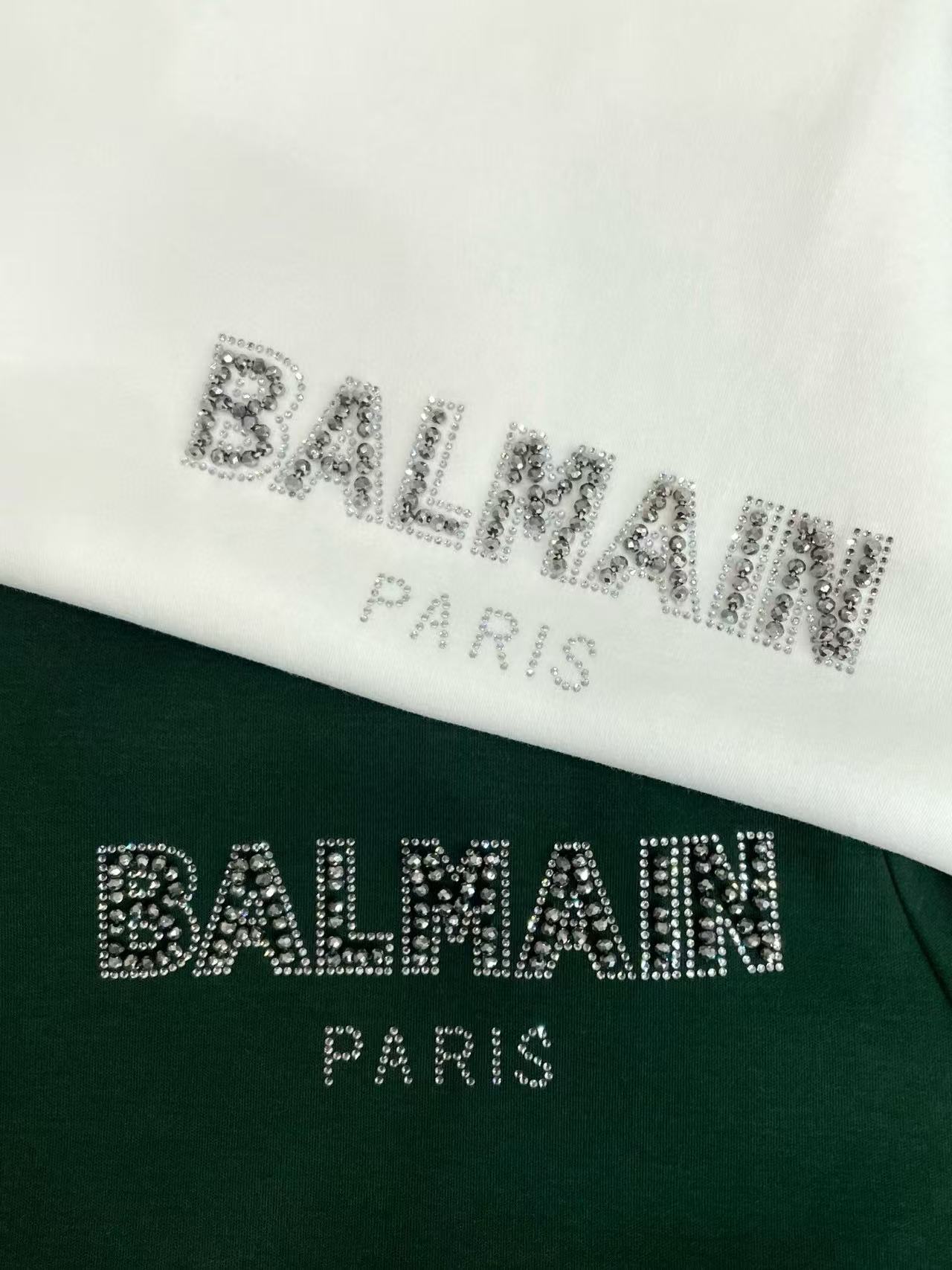 BALMA1N シンプルビーズレターTシャツ【50％割引+送料無料】