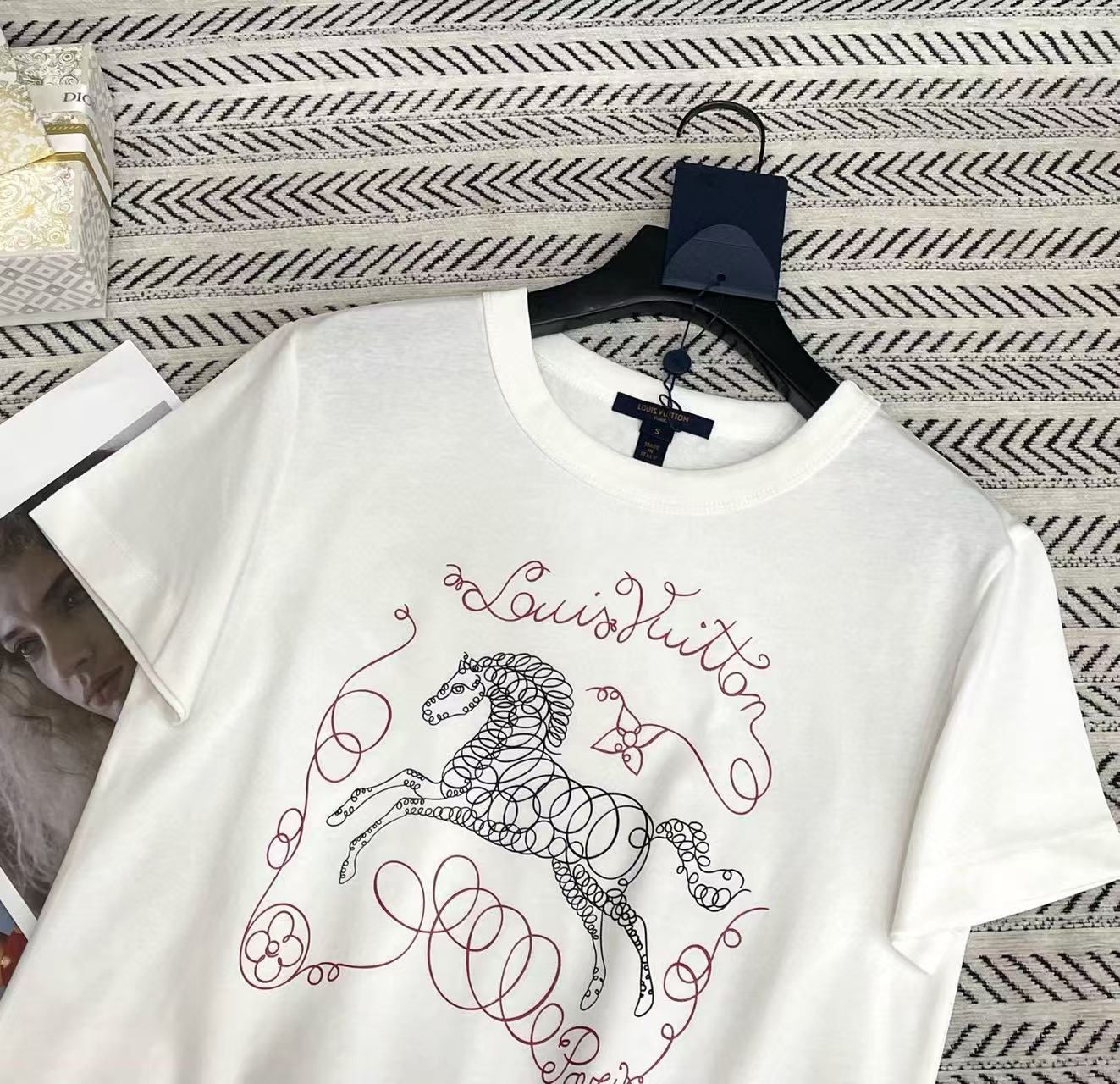 LVグラフィティ 四つ葉のクローバーとポニーTシャツ【50％割引+送料無料】【50％割引+送料無料】