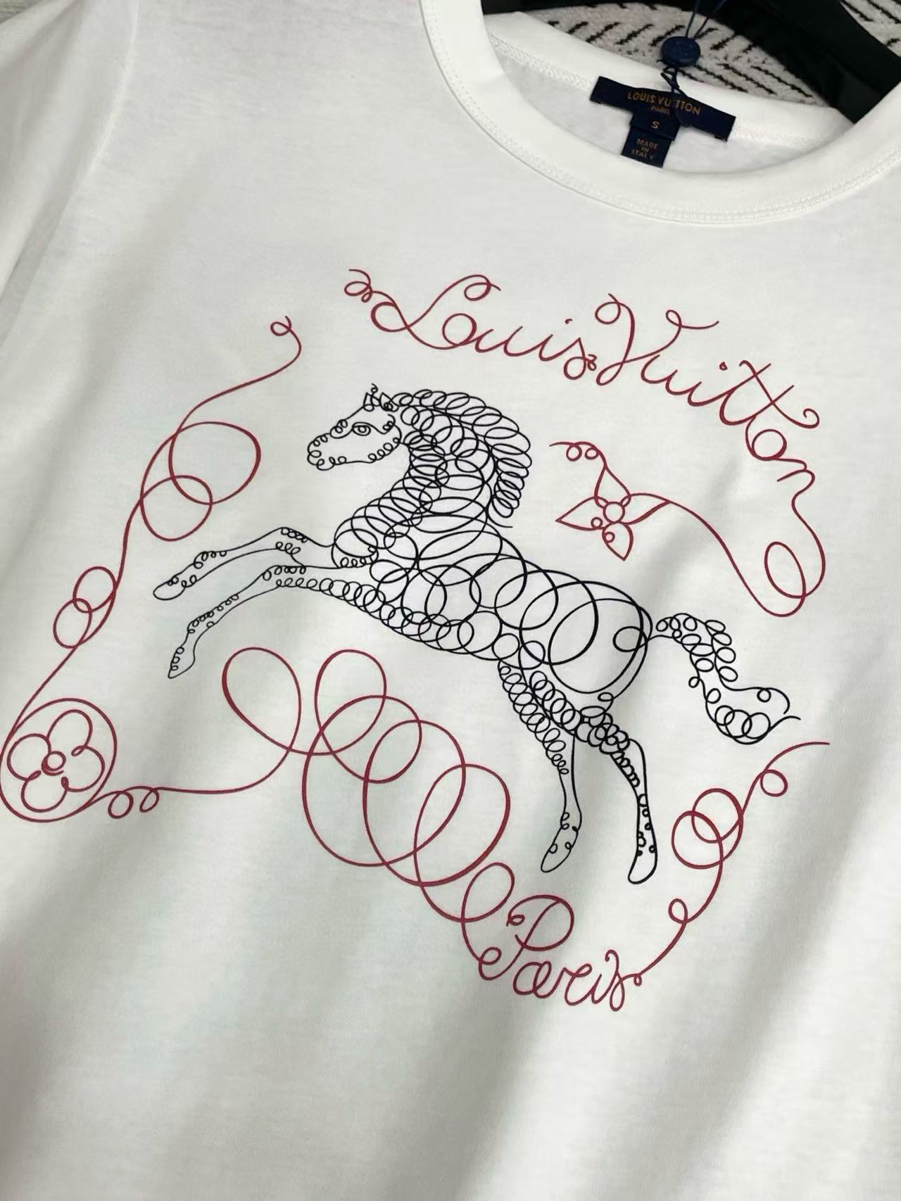 LVグラフィティ 四つ葉のクローバーとポニーTシャツ【50％割引+送料無料】【50％割引+送料無料】