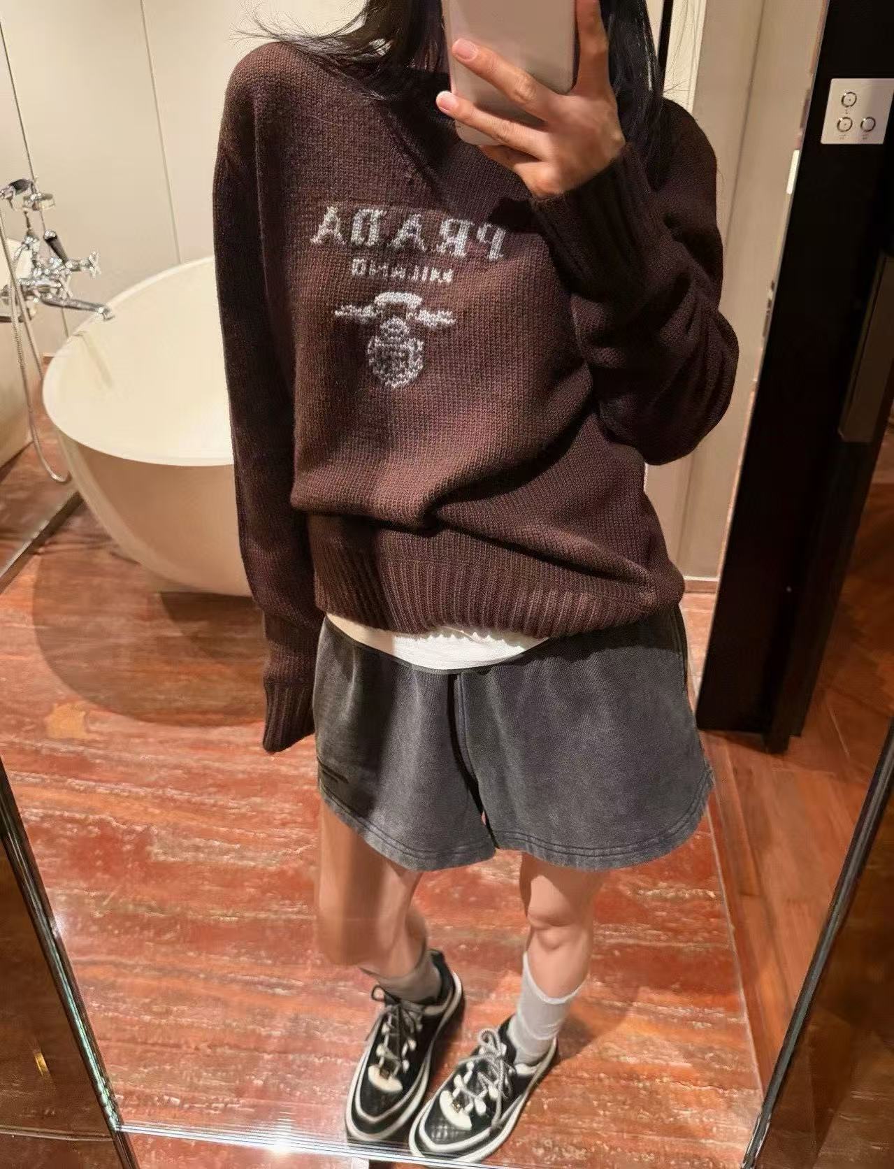 PR4DA ニットレターセーター【50％割引+送料無料】