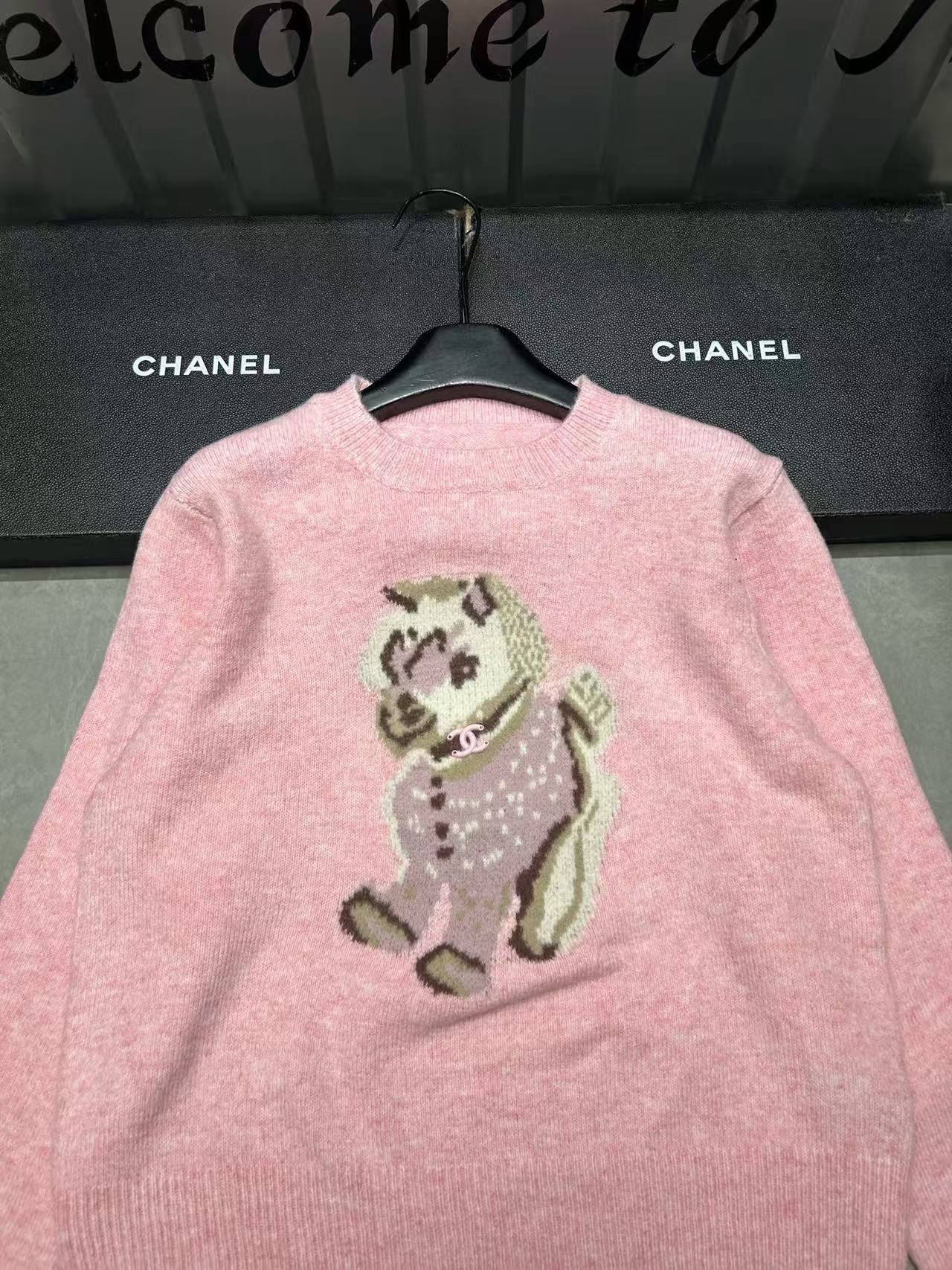 CHANE1 刺繍カートゥーンセーター50％割引+送料無料】