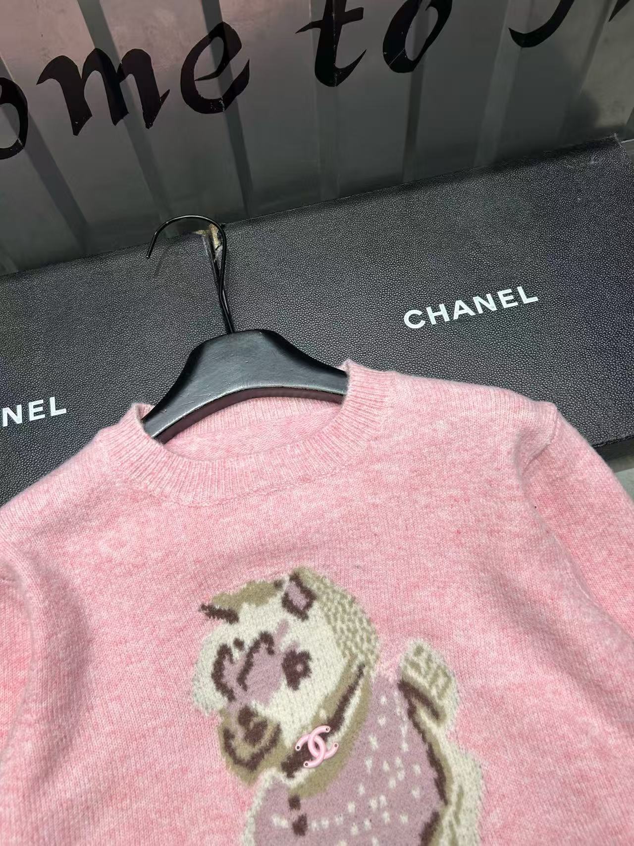 CHANE1 刺繍カートゥーンセーター50％割引+送料無料】