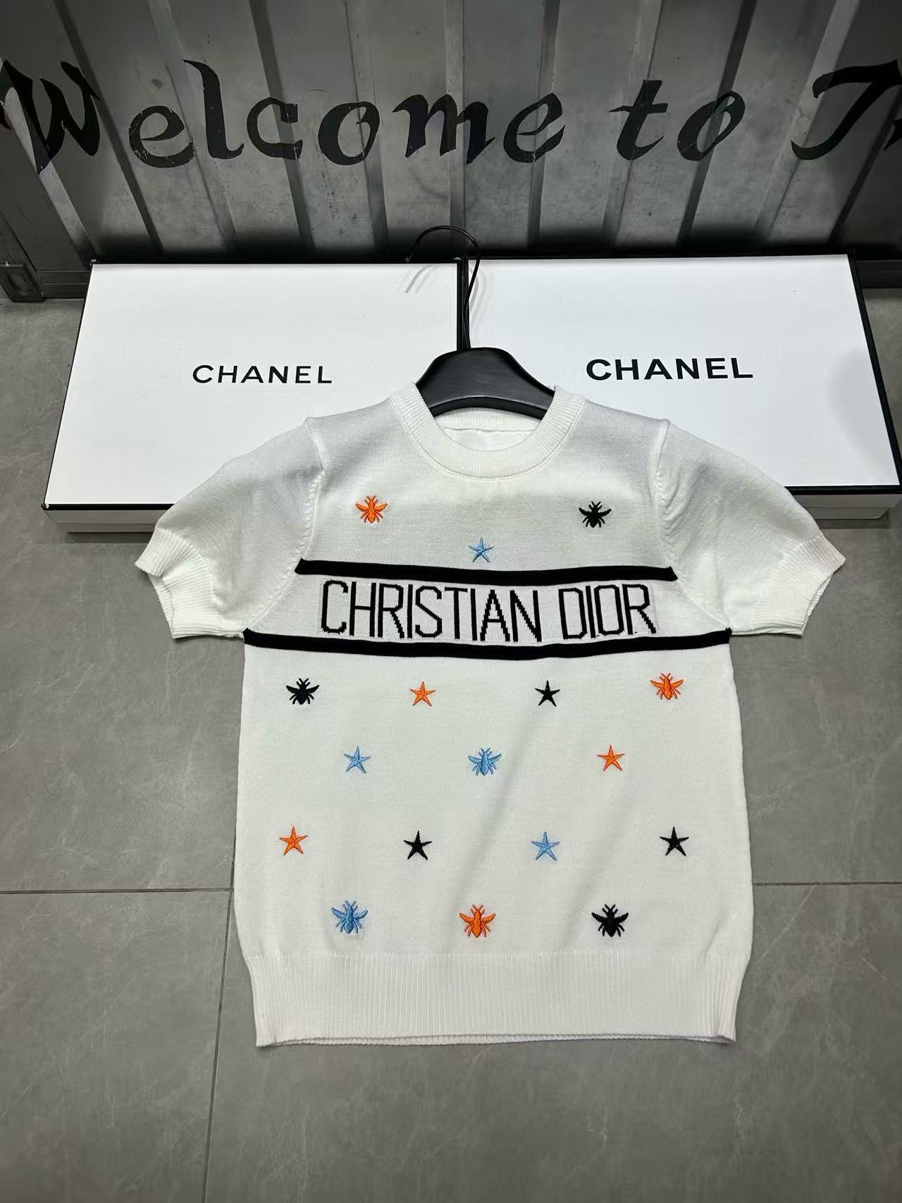 DIOR 刺繍入り五芒星セーター【50％割引+送料無料】