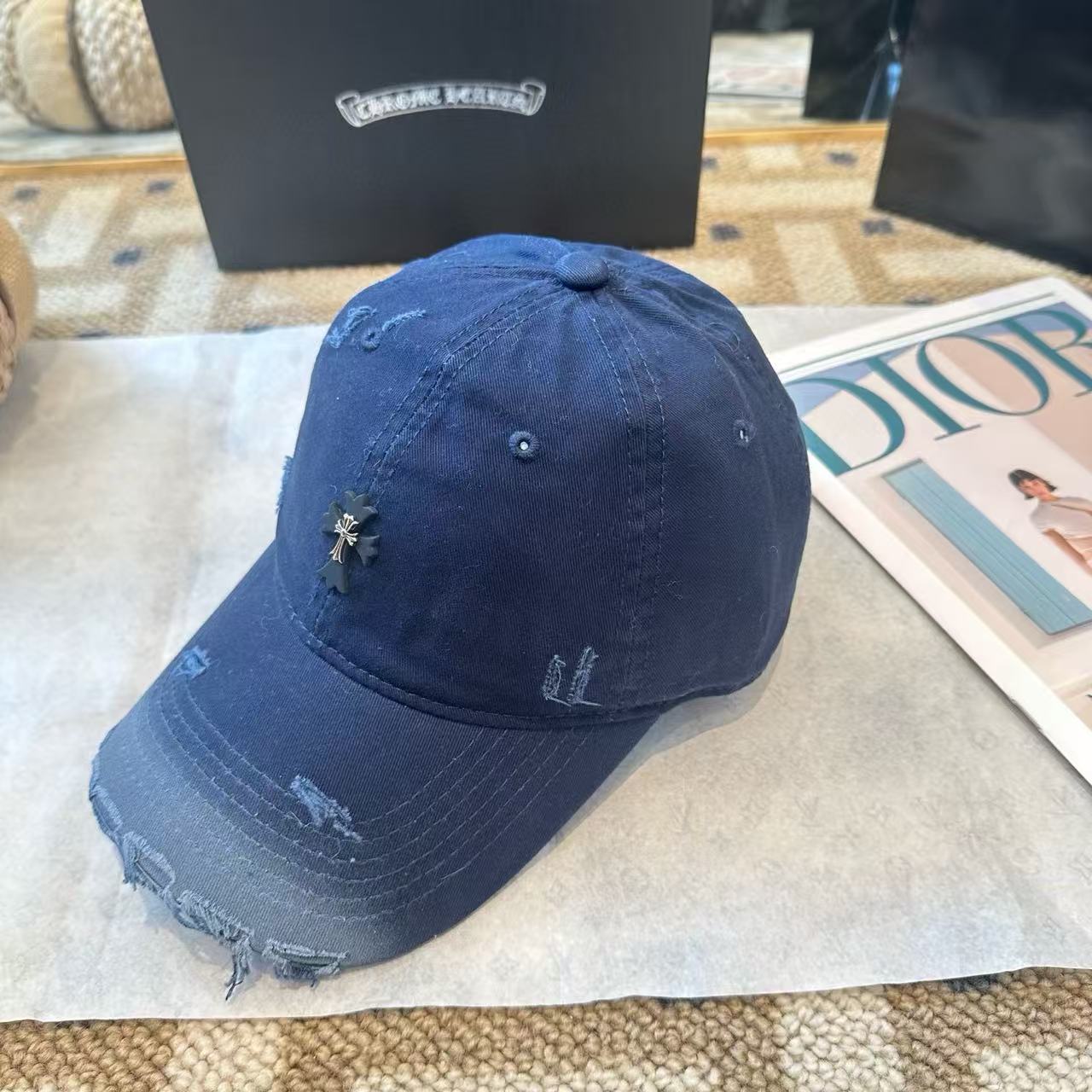 Chr0me Hearts クロスグラデーションベースボールキャップ【50％割引+送料無料】