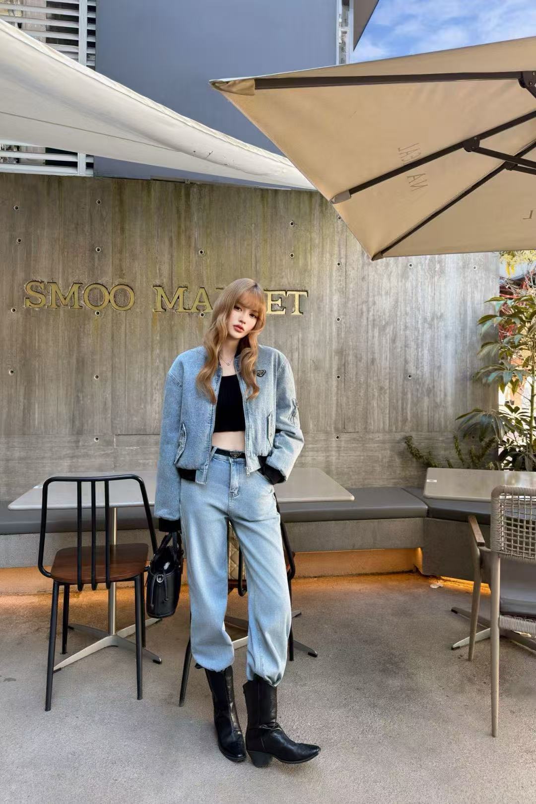 PR4DA トライアングルロゴ デニムジャケット【50％割引+送料無料】