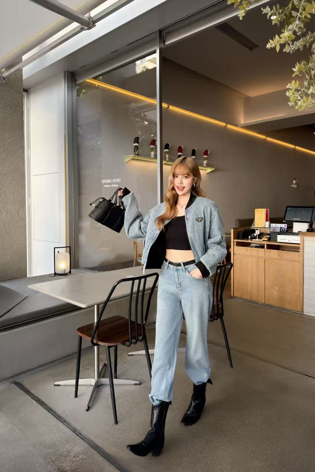 PR4DA トライアングルロゴ デニムジャケット【50％割引+送料無料】