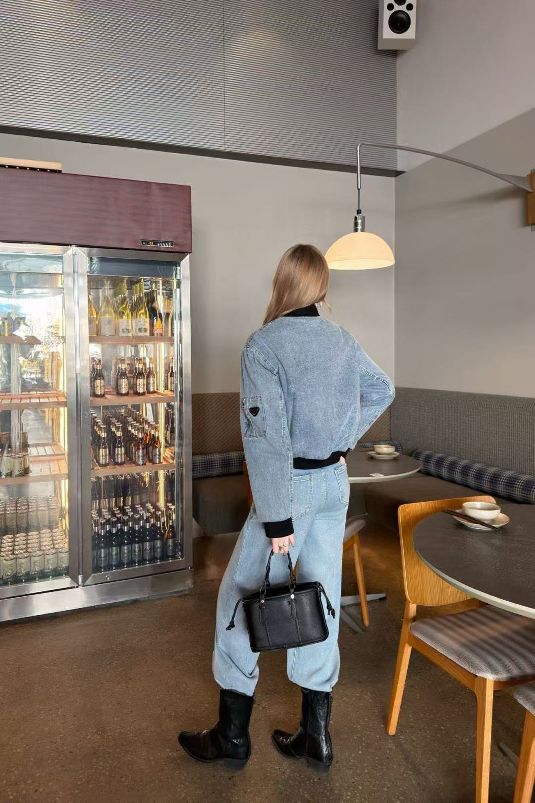 PR4DA トライアングルロゴ デニムジャケット【50％割引+送料無料】