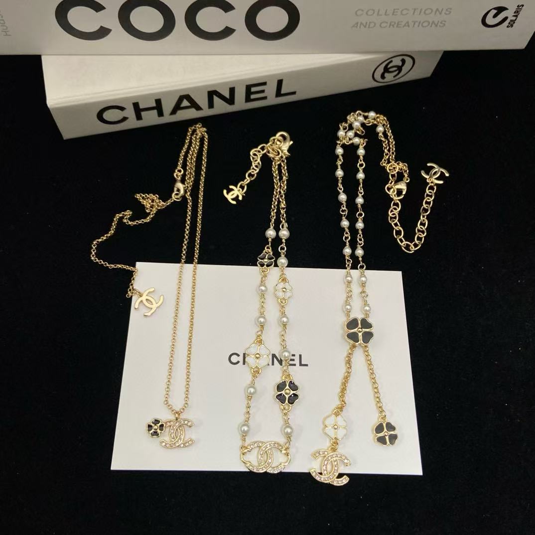 CHANE1 パール 3ピース ネックレスセット【50％割引+送料無料】