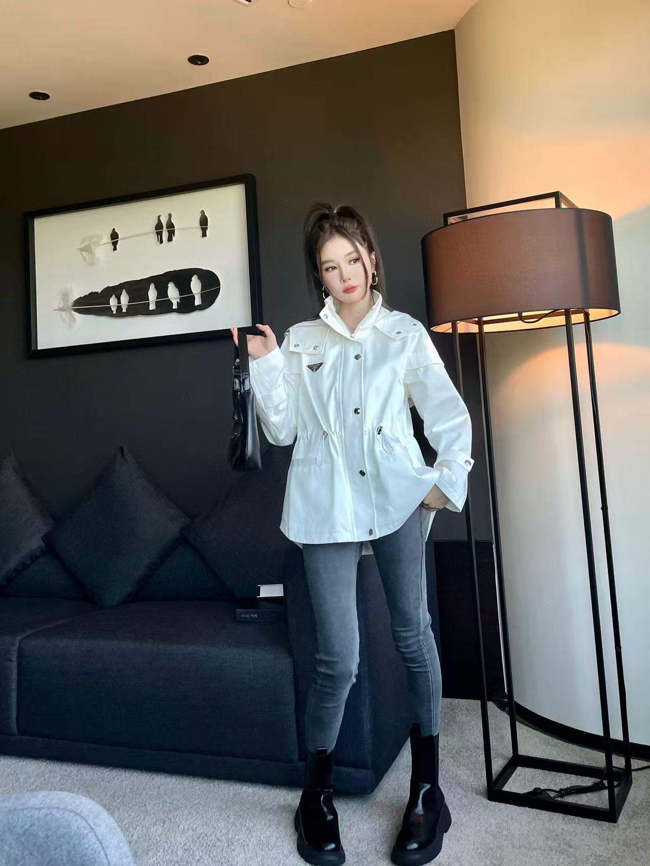 PR4DA トライアングルロゴ フード付きジャケット【50％割引+送料無料】