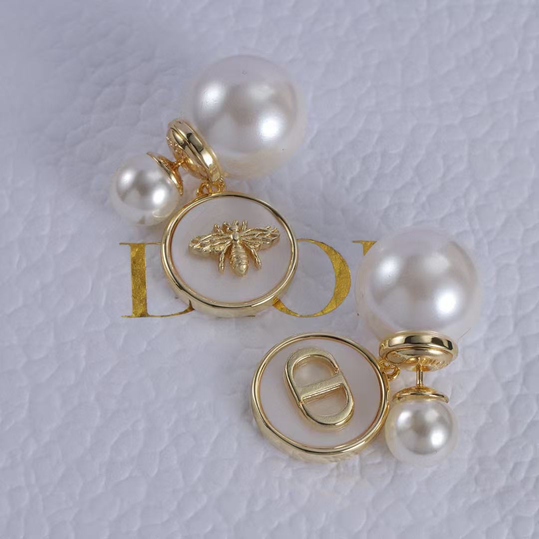 DI0R CDパールビーイヤリング【50％割引+送料無料】
