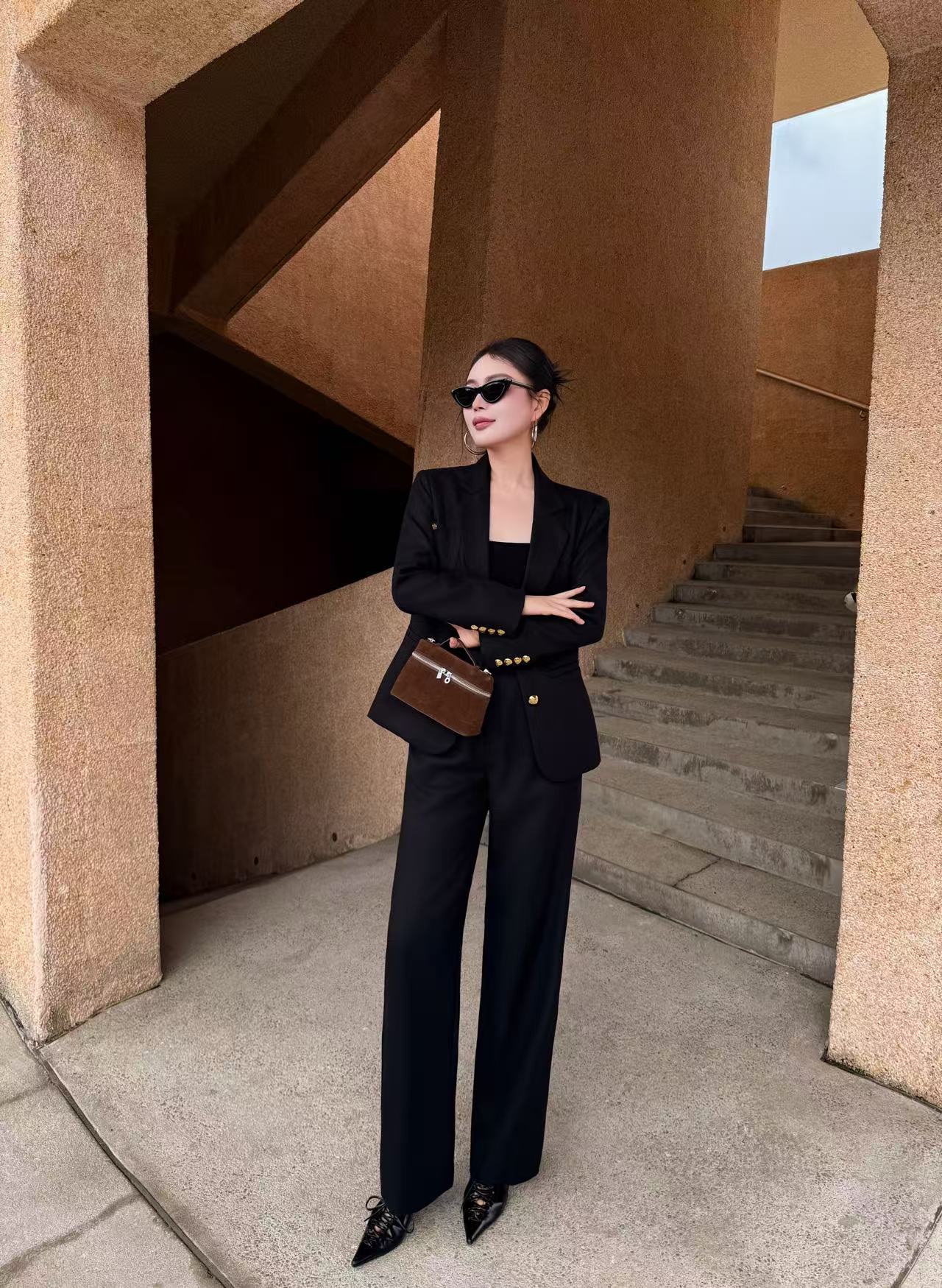 DI0R 高品質 CDスーツ ジャケット+パンツ ツーピースセット【50％割引+送料無料】