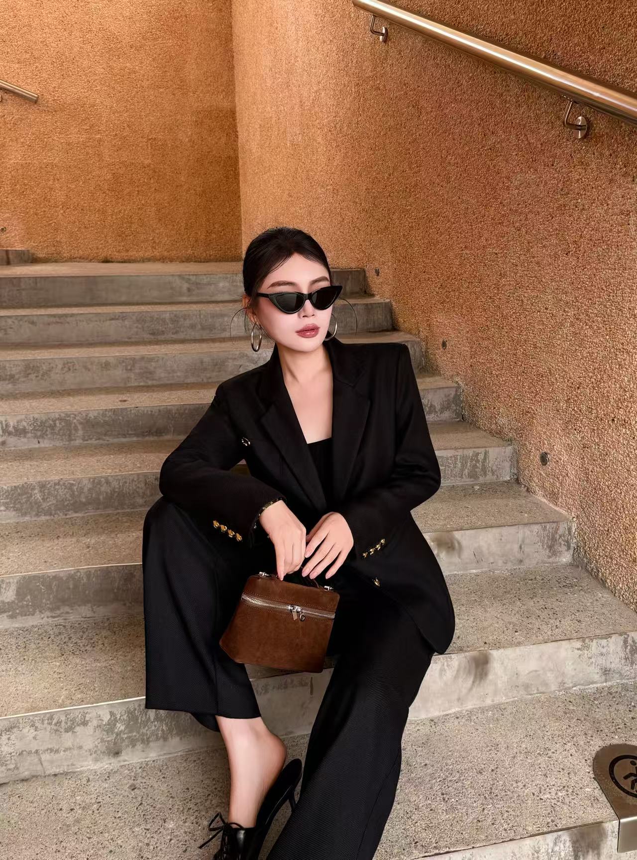 DI0R 高品質 CDスーツ ジャケット+パンツ ツーピースセット【50％割引+送料無料】