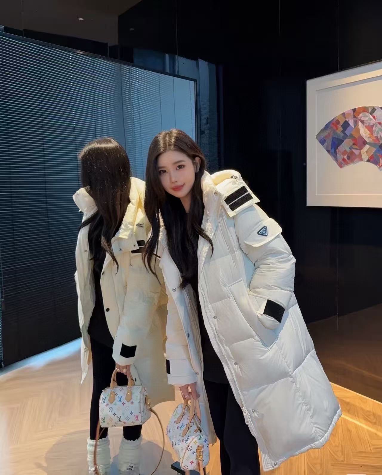 PR4DA フード付きロングダウンジャケット【50％割引+送料無料】