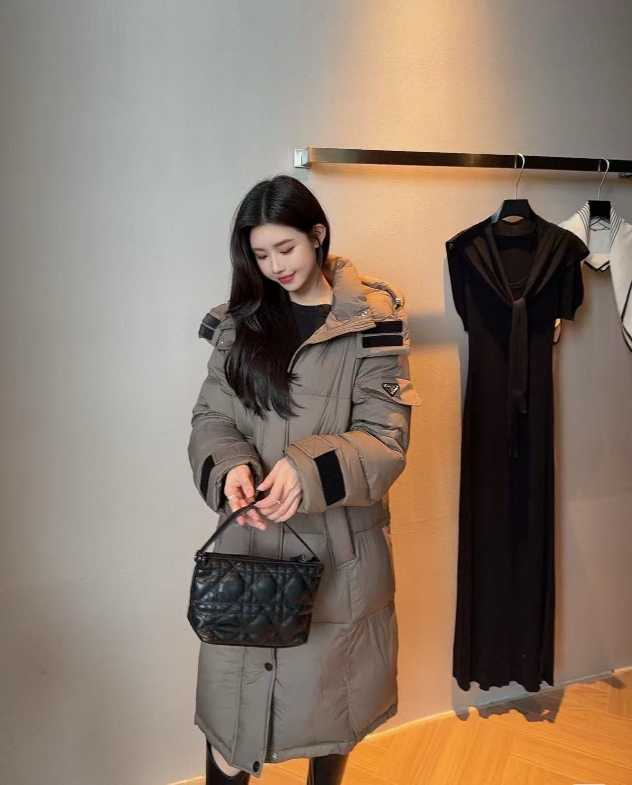 PR4DA フード付きロングダウンジャケット【50％割引+送料無料】