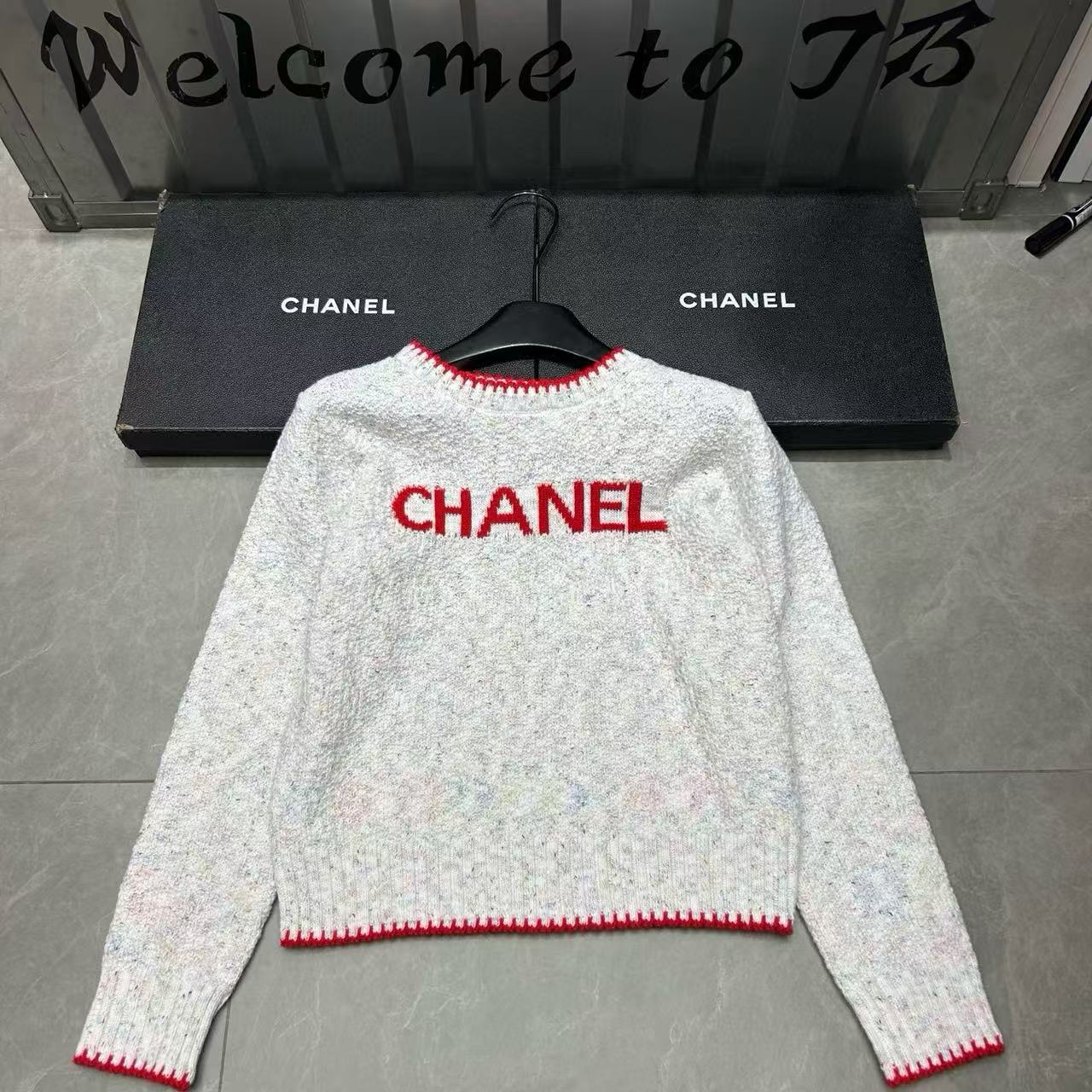 CHANE1 シンプルレターウールセーター【50％割引+送料無料】