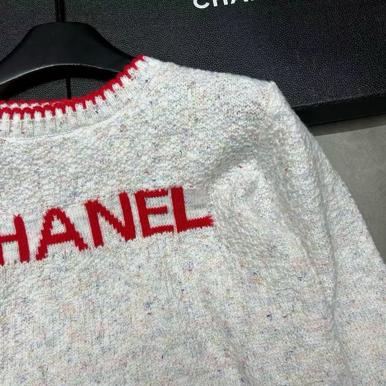CHANE1 シンプルレターウールセーター【50％割引+送料無料】