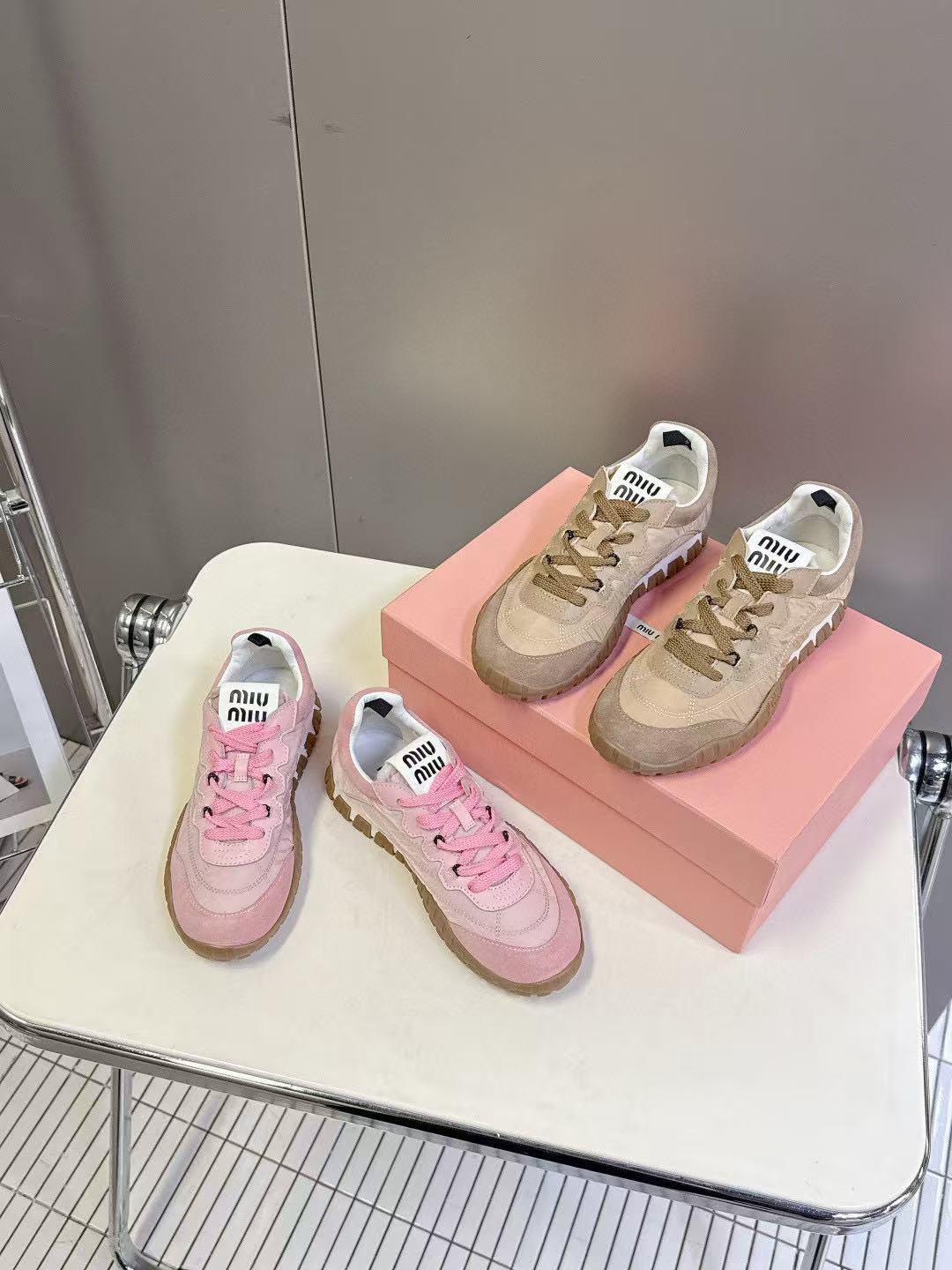 M1UM1U 高品質カラーブロックレースアップカジュアルシューズ【50％割引+送料無料】