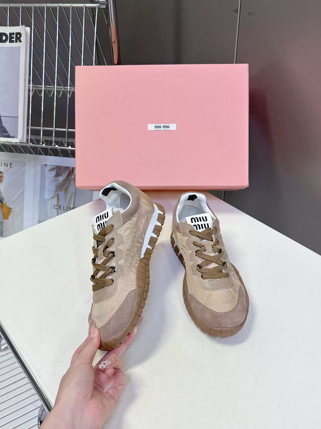 M1UM1U 高品質カラーブロックレースアップカジュアルシューズ【50％割引+送料無料】