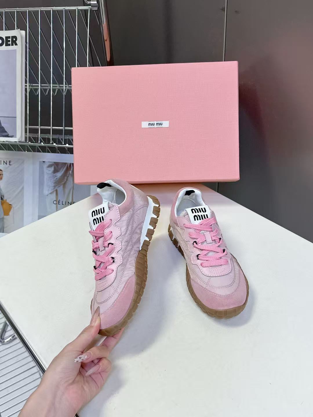 M1UM1U 高品質カラーブロックレースアップカジュアルシューズ【50％割引+送料無料】