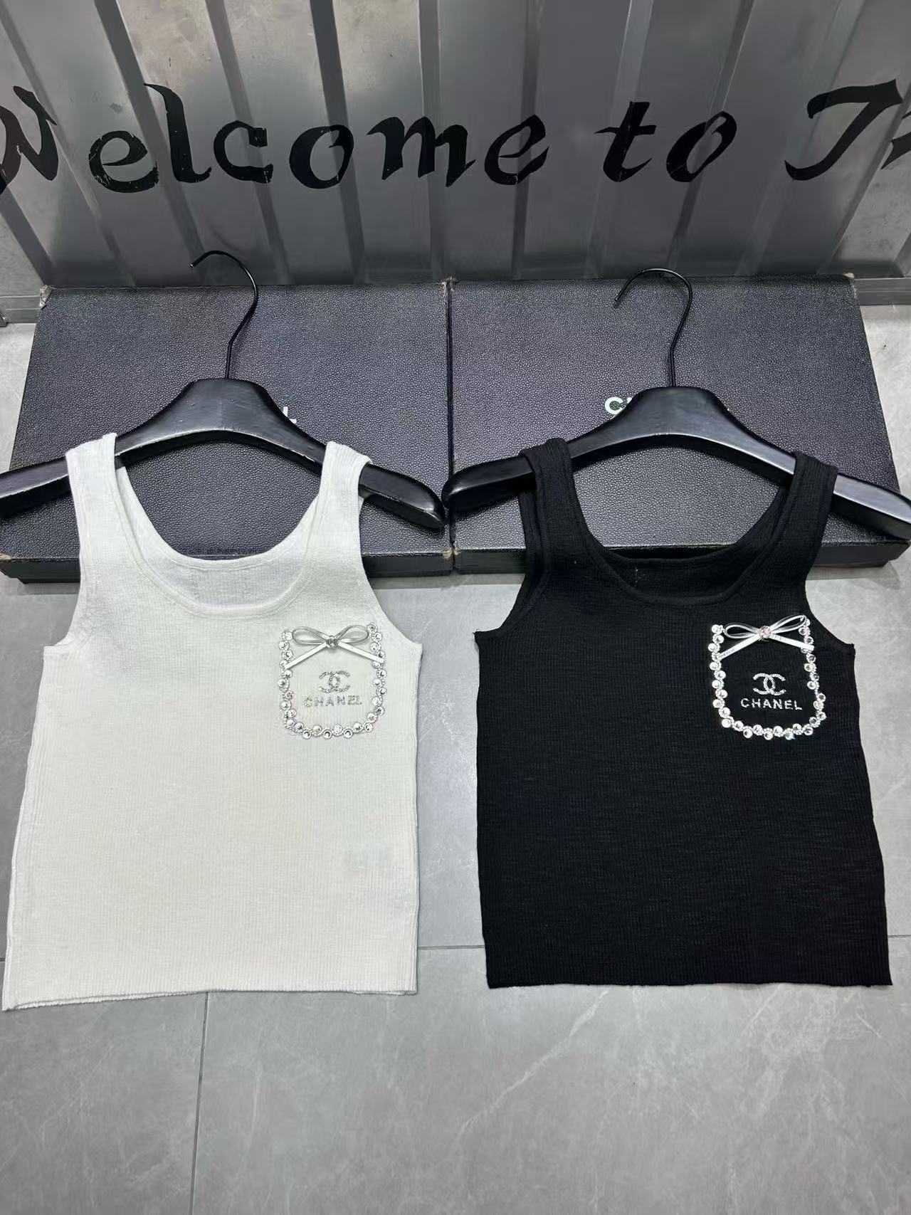 CHANE1 ビーズダブルCポケットウールベスト【50％割引+送料無料】