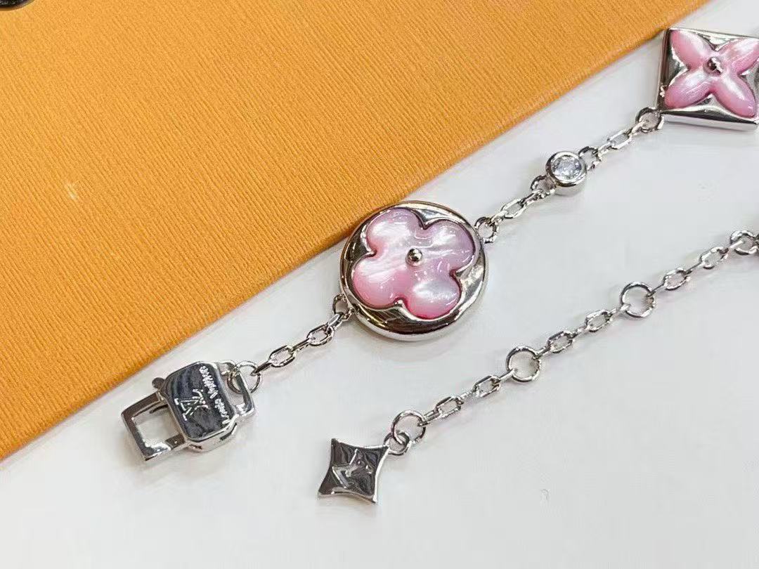 LVミニマリスト四つ葉のクローバーブレスレット+バングル2点セット【50％割引+送料無料】