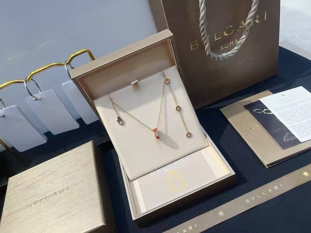 BVLGAR1 スネークボーン ダイヤモンドネックレス【50％割引+送料無料】