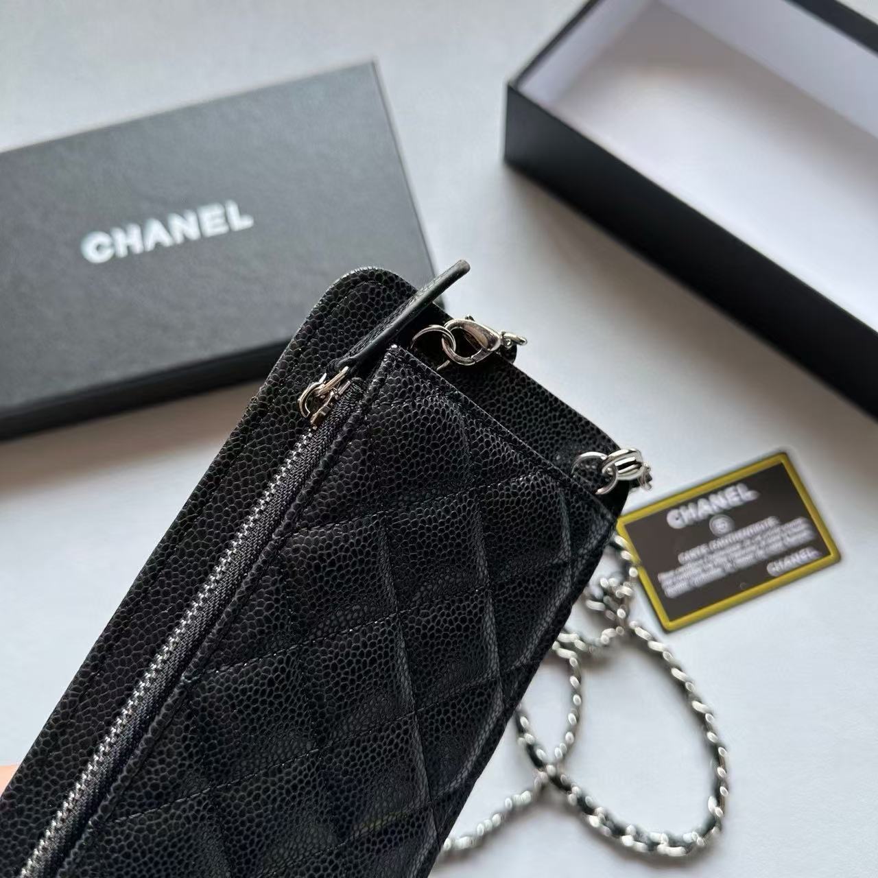 CHANE1 ラムスキンチェーンフォンバッグ【50％割引+送料無料】