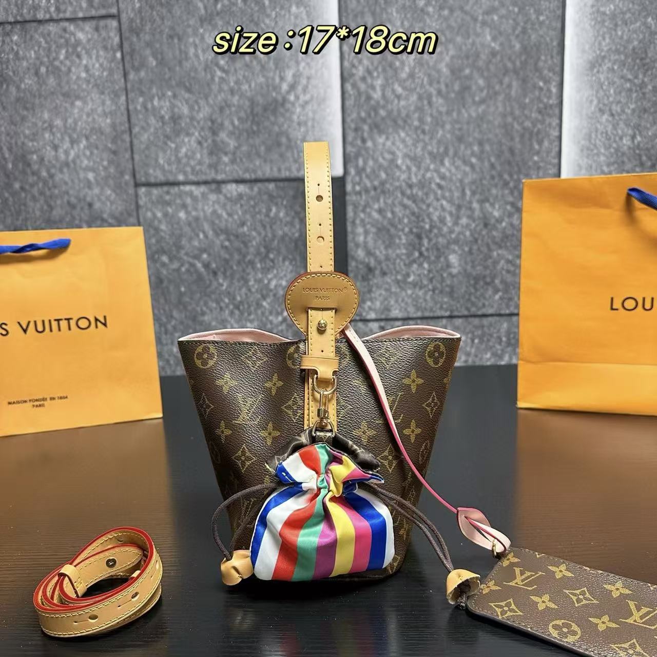 LVプリントバケットバッグ【50％割引+送料無料】