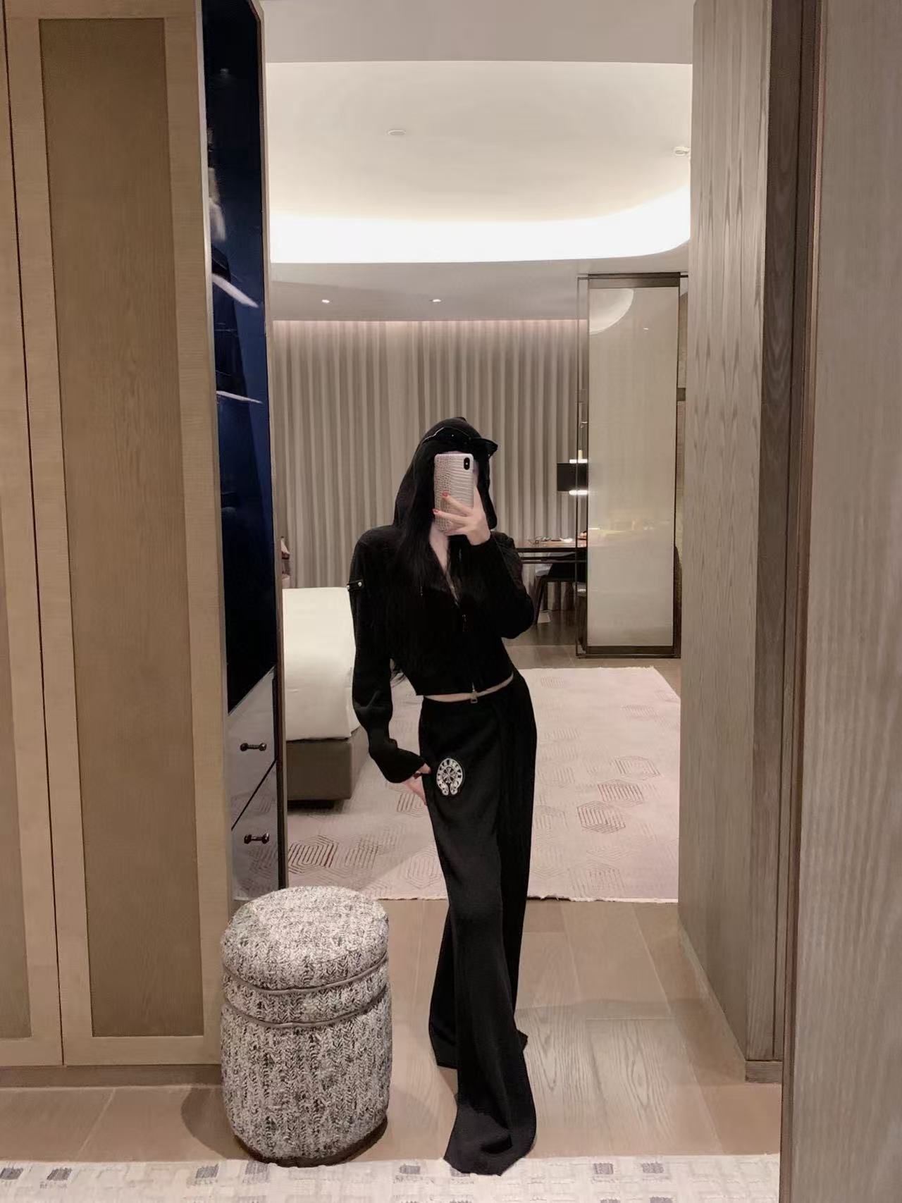 Chr0me Heartsフード付きニットセット【50％割引+送料無料】