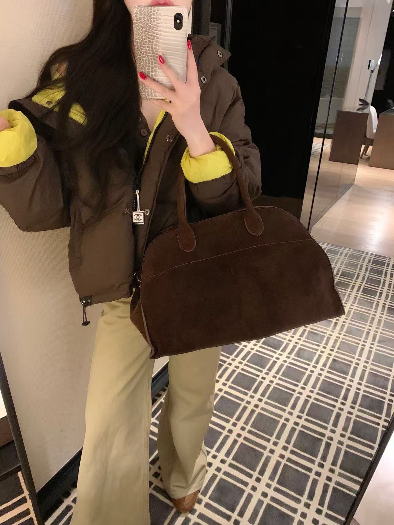 CHANE1 シンプルフード付きダブルCダウンジャケット【50％割引+送料無料】