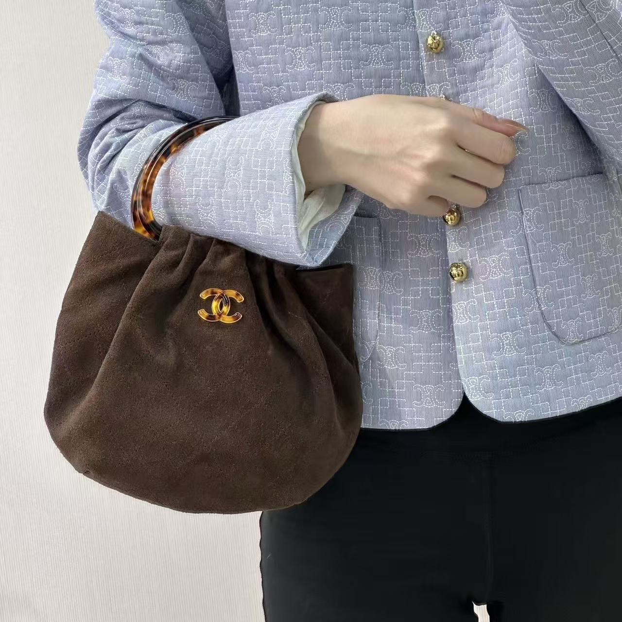 CHANE1 ディアスキンチェーンハンドバッグ【50％割引+送料無料】