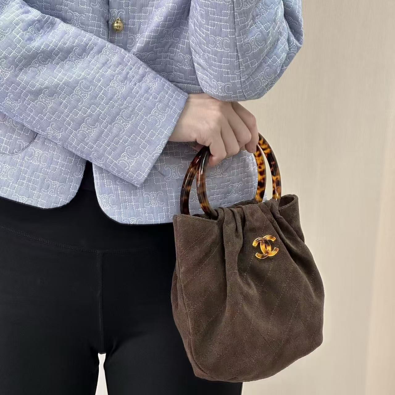 CHANE1 ディアスキンチェーンハンドバッグ【50％割引+送料無料】