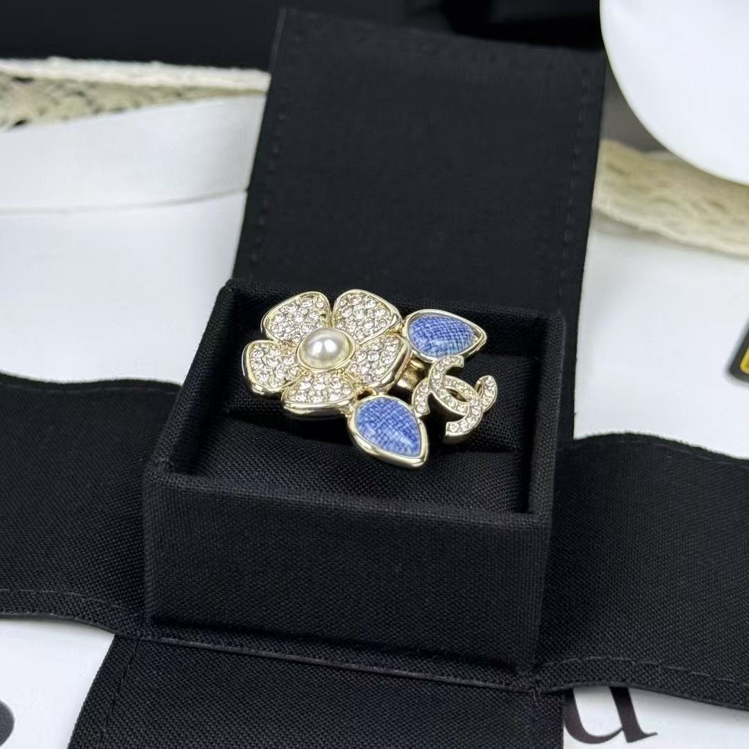 CHANE1 ブルーペタル ダイヤモンドリング【50％割引+送料無料】